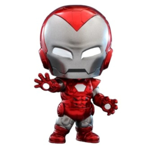 Marvel Comics Cosbaby (S) Mini Figure Iron Man (Silver Centurion Armor)