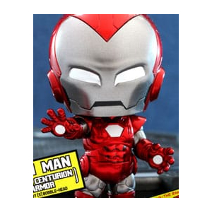 Marvel Comics Cosbaby (S) Mini Figure Iron Man (Silver Centurion Armor)