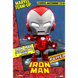 Marvel Comics Cosbaby (S) Mini Figure Iron Man (Silver Centurion Armor)