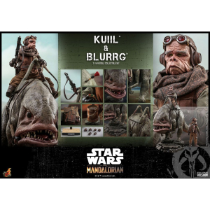 Star Wars The Mandalorian Action Figure 2-Pack 1/6 Kuiil & Blurrg Hot Toys