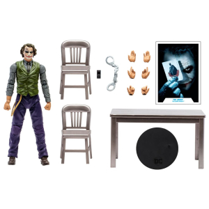 DC Multiverse Action Figure The Joker (Jail Cell Variant) (The Dark Knight) (Gold Label)