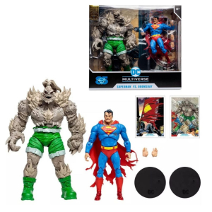 DC Multiverse Action Figures Superman vs Doomsday (Gold Label) 18 cm