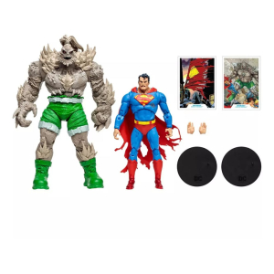 DC Multiverse Action Figures Superman vs Doomsday (Gold Label) 18 cm