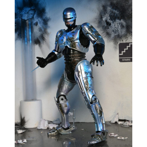 NECA Battle Damaged RoboCop with Chair