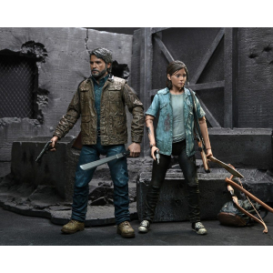 The Last of Us Part II 2-Pack Joel and Ellie 18 cm NECA