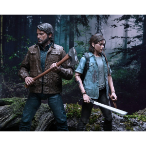The Last of Us Part II 2-Pack Joel and Ellie 18 cm NECA