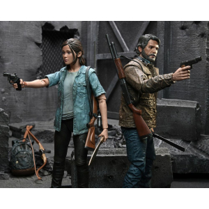 The Last of Us Part II 2-Pack Joel and Ellie 18 cm NECA