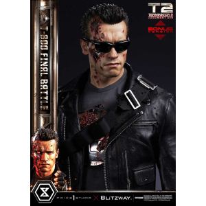 Terminator 2 Museum Masterline Series Statue 1/3 T-800 Final Battle Deluxe Bonus Version 75 cm
