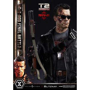 Terminator 2 Museum Masterline Series Statue 1/3 T-800 Final Battle Deluxe Bonus Version 75 cm