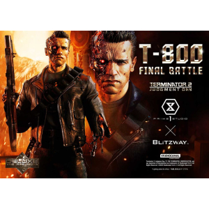 Terminator 2 Museum Masterline Series Statue 1/3 T-800 Final Battle Deluxe Bonus Version 75 cm