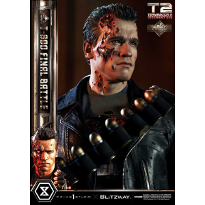 Terminator 2 Museum Masterline Series Statue 1/3 T-800 Final Battle Deluxe Bonus Version 75 cm