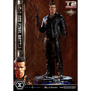 Terminator 2 Museum Masterline Series Statue 1/3 T-800 Final Battle Deluxe Bonus Version 75 cm