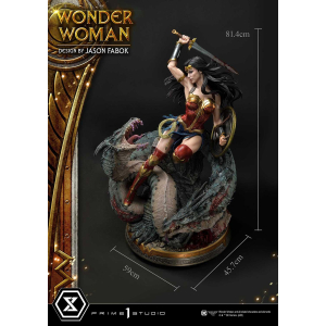 Wonder Woman vs. Hydra 81 cm By Jason Fabok 1/3